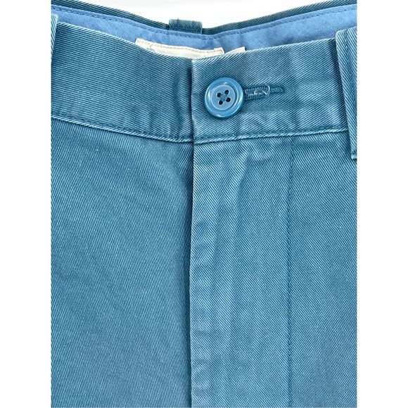 J Crew Shorts Chino Men's Size 30 Blue Green Flat Front 9" Inseam - Picture 9 of 12